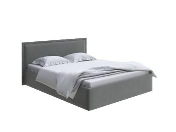 Кровать Райтон Aura Next 160×200 Ткань: Велюр (Forest 520 Темно-серый)