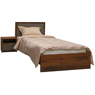 Кровать одинарная «Монако» с низким изножьем