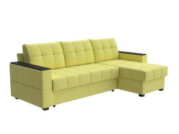 Орматек Угловой диван-кровать Dusseldorf (Ткань: Велюр Enigma 21 Зеленый) 143x202