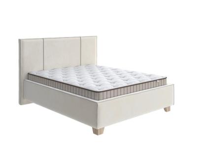 Кровать Райтон Hygge Line 90×220 Ткань: Велюр (Лофти Лён) фото #1