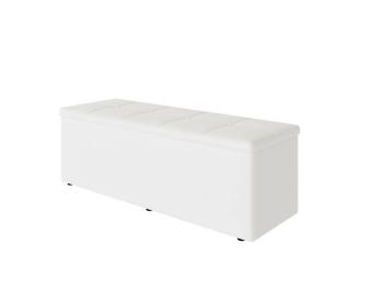Пуфик Орматек Пуф OrmaSoft 2 двухместный (Экокожа Белый) 122x42