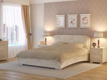 Кровать Райтон Nuvola-4 (1 подушка) 180×190 Ткань: Микрофибра (Diva Светло-серый)