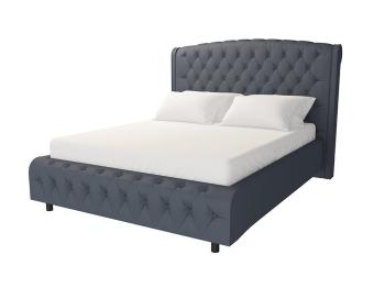 Мягкая Кровать Орматек Salvatore Grand (Экокожа Темно-серый) 160x200