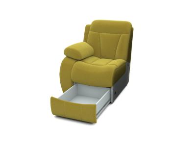 Кресло Орматек Модуль Манчестер с ящиком (левый) (Ткань: Экозамша Breeze Yellow) 83x104 фото #2