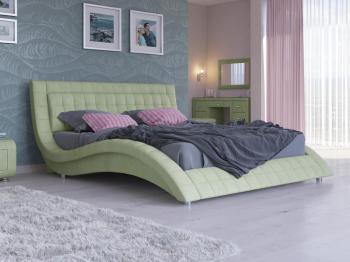 Мягкая Кровать Орматек Атлантико (Ткань: Велюр Лофти Олива) 160x190
