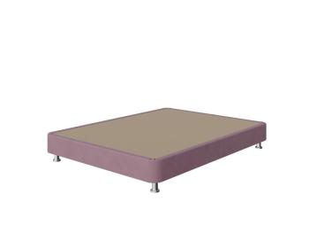 Мягкая Кровать BoxSpring Home (Ткань: Микрофибра Diva Вяленая cлива) 90x200