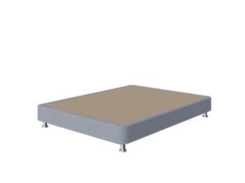 Мягкая Кровать BoxSpring Home (Ткань: Микрофибра Diva Светло-серый) 160x200