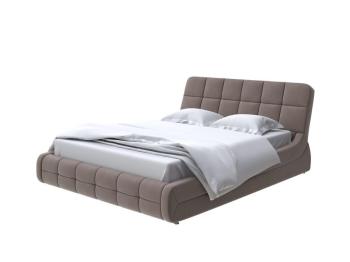Мягкая Кровать Орматек Corso-6 (Ткань: Велюр Forest 16 Коричневый) 180x200