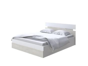 Кровать Milton с подъемным механизмом (ЛДСП Белый/Дуб Шамони светлый) 120x190