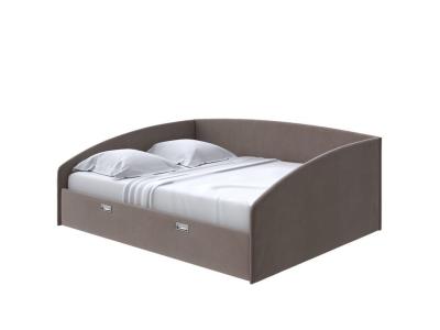 Мягкая Кровать Орматек Bono (Ткань: Велюр Forest 16 Коричневый) 160x190 фото #1