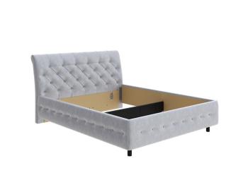 Кровать Райтон Next Life 4 160×200 Ткань: Велюр (Casa Благородный серый)
