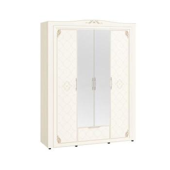 Шкаф четырехдверный с зеркалом 99.14 Версаль DaVita мебель