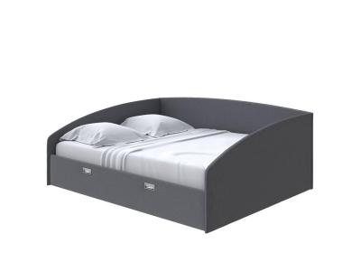Мягкая Кровать Орматек Bono (Ткань: Велюр Scandi Cotton 25 Графитовый) 120x200 фото #1