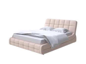 Мягкая Кровать Орматек Corso-6 (Ткань: Велюр Scandi Cotton 4 Бежевый) 160x190