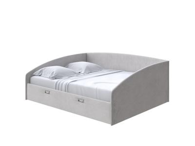 Мягкая Кровать Орматек Bono (Ткань: Велюр Ultra Серый камень) 180x200 фото #1