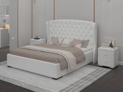 Мягкая Кровать Орматек Dario Grace Lite (Экокожа Белый) 160x200 фото #1