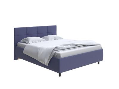 Кровать Райтон Next Life 1 80×200 Ткань: Рогожка (Firmino Полуночный синий) фото #1