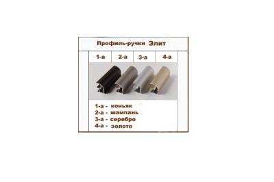 Шкаф-купе Райтон 3х дв Элит 178×45×220 ЛДСП (Белый ЛДСП/Золото (профиль)) фото #2