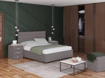 Кровать Райтон Verona 80×190 Ткань: Велюр (Forest 741 Светло-фиолетовый)