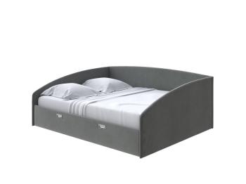 Мягкая Кровать Орматек Bono (Ткань: Велюр Forest 520 Темно-серый) 90x190