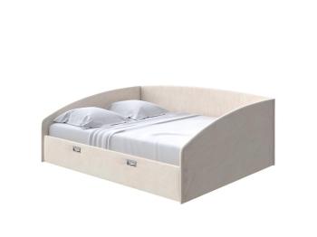 Мягкая Кровать Орматек Bono (Ткань: Велюр Casa Сахарный) 160x190