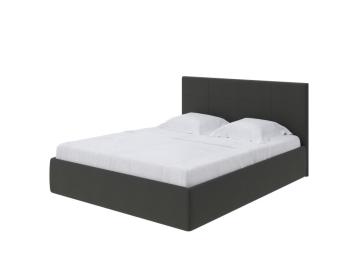 Мягкая Кровать Орматек Alba c ПМ (Ткань: Велюр Forest 520 Темно-серый) 80x190