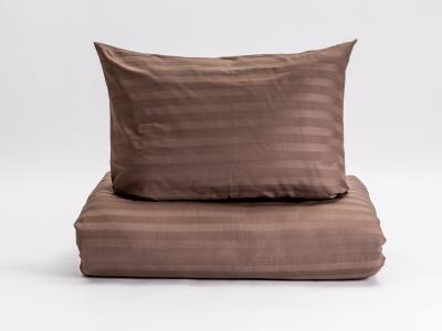 Постельное Райтон белье Cotton Line 143×210 Сатин (Коричневый) фото #4