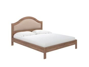 Кровать Райтон Ontario 80×180 Ткань/Массив (Тетра Мраморный/Белая эмаль (сосна))