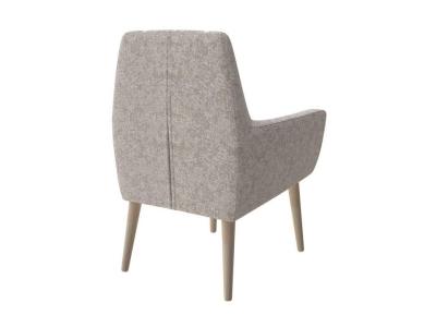Кресло Райтон Lagom Hill 70×76×98 Ткань/Массив (Levis 14 Бежевый/Масло-воск Natura (береза)) фото #3