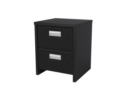 Тумба Райтон Como/Veda (2 ящика) 50×40×50 ЛДСП Шимо светлый+экокожа (Ясень Шимо Светлый/Жемчуг) фото #1