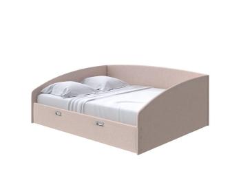 Мягкая Кровать Орматек Bono (Ткань: Велюр Scandi Cotton 4 Бежевый) 120x200
