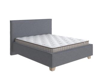 Кровать Райтон Hygge Simple 140×200 Искусственная шерсть (Лама Темно-серый)