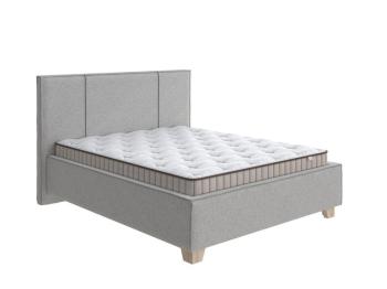 Кровать Райтон Hygge Line 80×200 Искусственная шерсть (Лама Светло-серый)