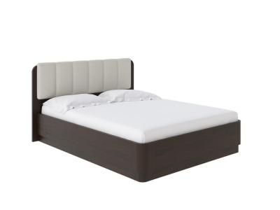 Мягкая Кровать Орматек Wood Home 2 с подъемным механизмом (Ткань: Велюр Венге (сосна) с брашированием/Лама Лён) 180x190 фото #1