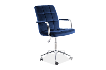 Кресло компьютерное Q-022 Velvet Bluvel Ангстрем