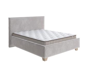 Кровать Райтон Hygge Simple 80×220 Ткань: Велюр (Лофти Серый)