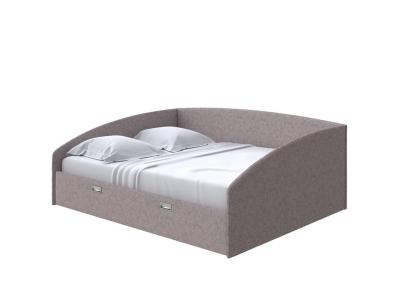 Мягкая Кровать Орматек Bono (Ткань: Рогожка Levis 25 Светло-коричневый) 90x190 фото #1