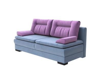 Орматек Диван-кровать Easy Home Middle (Ткань: Велюр Shaggy Ocean/Shaggy Lilac) 150x200 фото #1