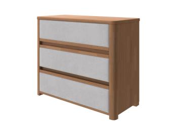 Комод Орматек Wood Soft (Ткань: Велюр Антик (сосна) с брашированием/Ultra Серый камень) 90x40