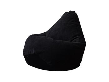 Кресло Кресло-мешок Flow (Ткань Микровельвет Черный) 85x85