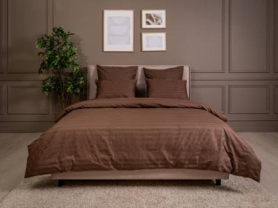 Постельное Райтон белье Cotton Line 143×210 Сатин (Коричневый) фото #2