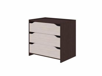 Комод Райтон Milton 80×55×75 ЛДСП (Ясень Шимо Светлый/Ясень Шимо Темный)