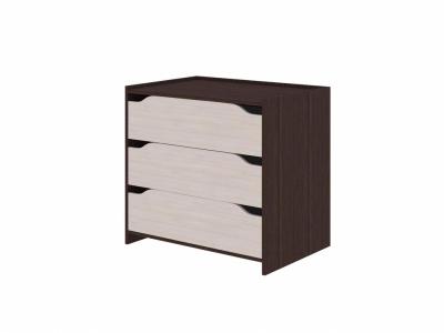 Комод Райтон Milton 80×55×75 ЛДСП (Ясень Шимо Светлый/Ясень Шимо Темный) фото #1