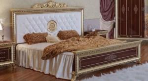 СВ-03 Версаль кровать мягкое изголовье 160х200 Слоновая кость, тайский орех фото #4