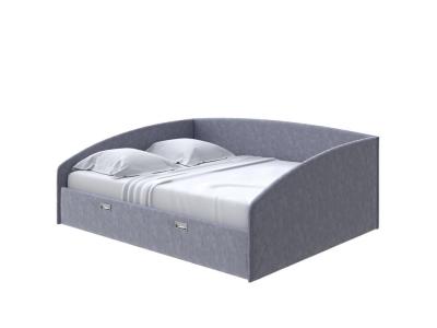 Мягкая Кровать Орматек Bono (Ткань: Флок Бентлей Серый космос) 140x200 фото #1