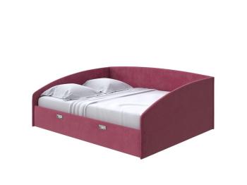 Мягкая Кровать Орматек Bono (Ткань: Велюр Casa Винный) 80x190