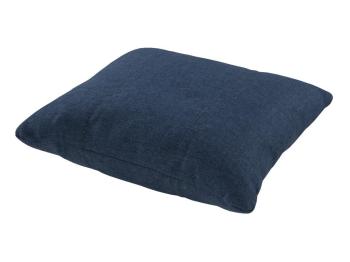 Подушка Орматек декоративная из ткани (Искусственная шерсть Лама Индиго) 43x43