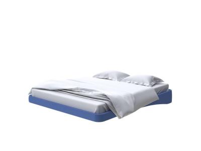 Мягкая Кровать Орматек Парящее основание (Ткань: Велюр Scandi Cotton 23 Кобальт) 120x200 фото #1