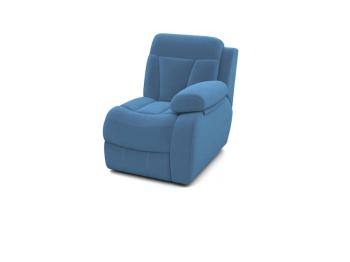 Кресло Орматек Модуль Манчестер с ящиком (правый) (Ткань: Экозамша Breeze Blue) 83x104