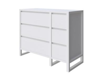 Комод Райтон Canada (6 ящиков) 110×45×87 Массив (береза) (Слоновая кость) фото #1